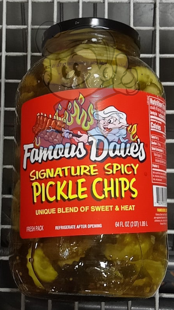 Famouse Daves Signature Spicy Pickle Chips 1.89L Groceries