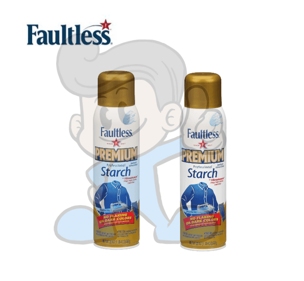 Faultless Premium Professional Starch (2 X 20Oz.) Laundry & Cleaning Equipment