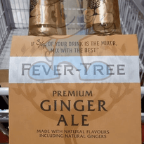 Fever Tree Premium Ginger Ale (4 X 200Ml) Groceries