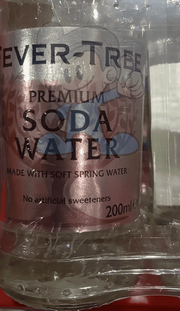 Fever Tree Soda Water (4 X 200Ml) Groceries