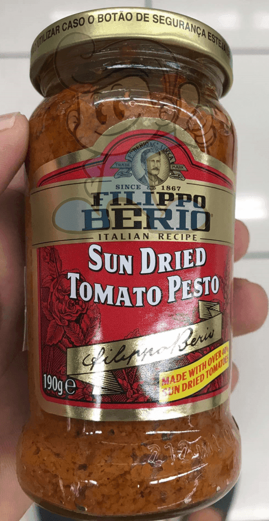 Filippo Berio Sun Dried Tomato Pesto (2 X 190 G) Groceries