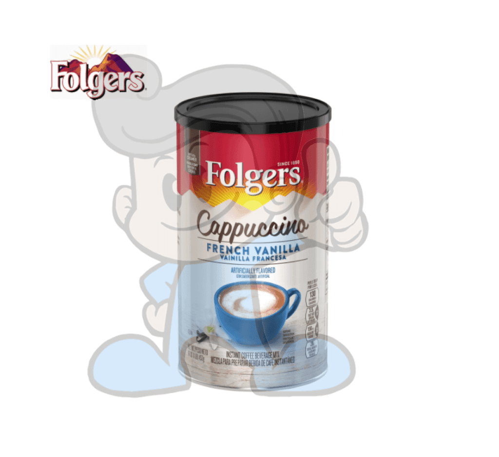 Folgers Cappuccino French Vanilla 453G Groceries