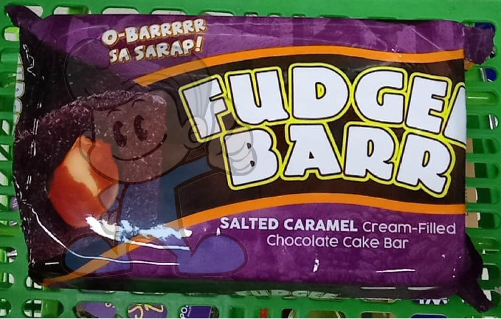 Fudgee Barr Salted Caramel Cream-Filled Chocolate Cake Bar (2 X 380 G) Groceries