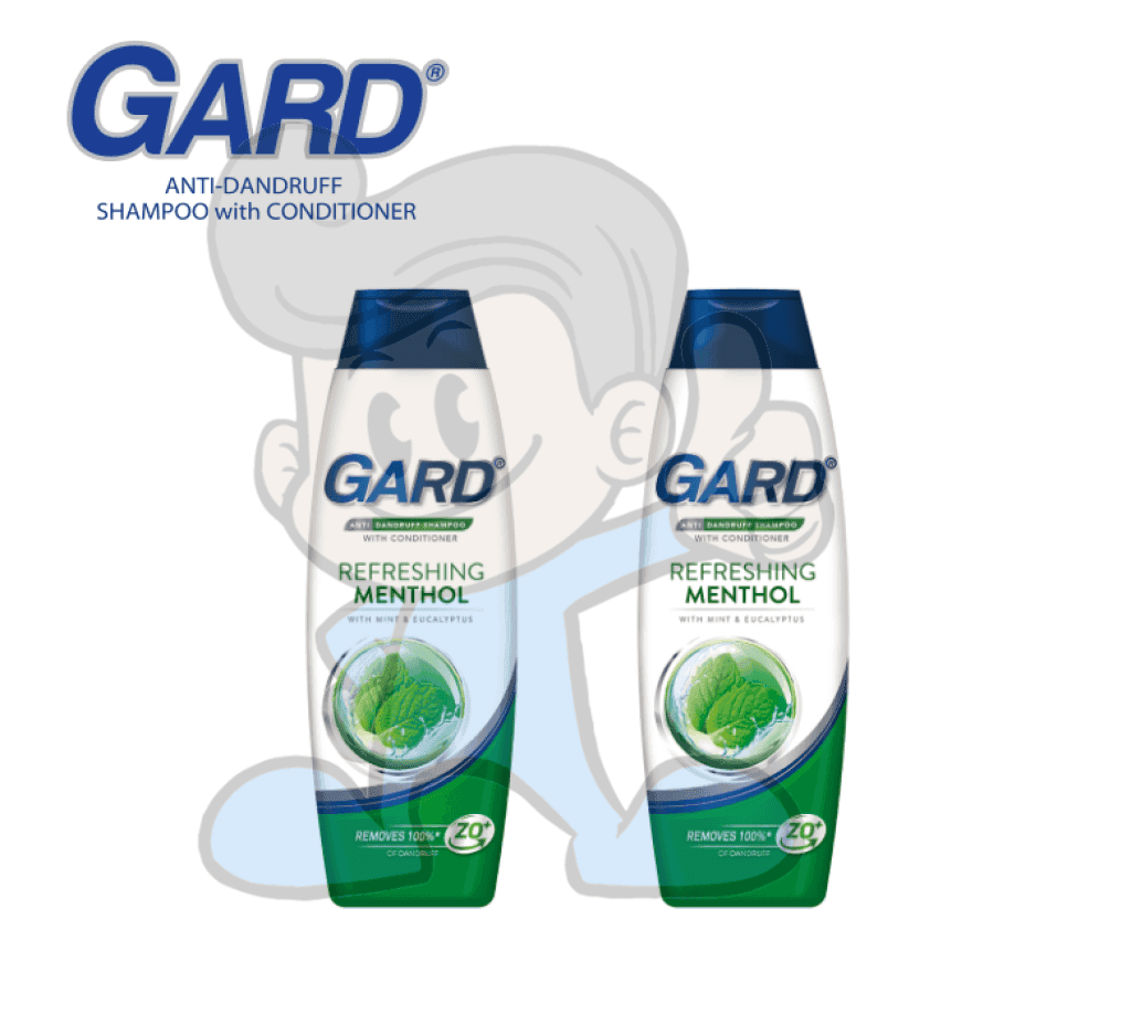 Gard Anti-Dandruff Refreshing Menthol Shampoo (2 X 180Ml) Beauty