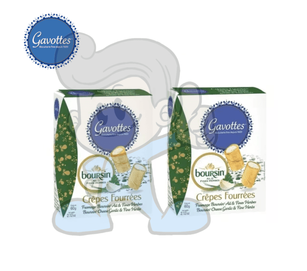 Gavotte Crepe Boursin Cheese (2 X 60G) Groceries