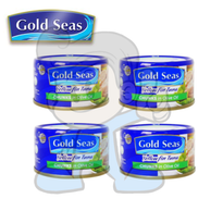Gold Seas Yellow Fin Tuna Chunks Olive Oil (4 X 185G) Groceries