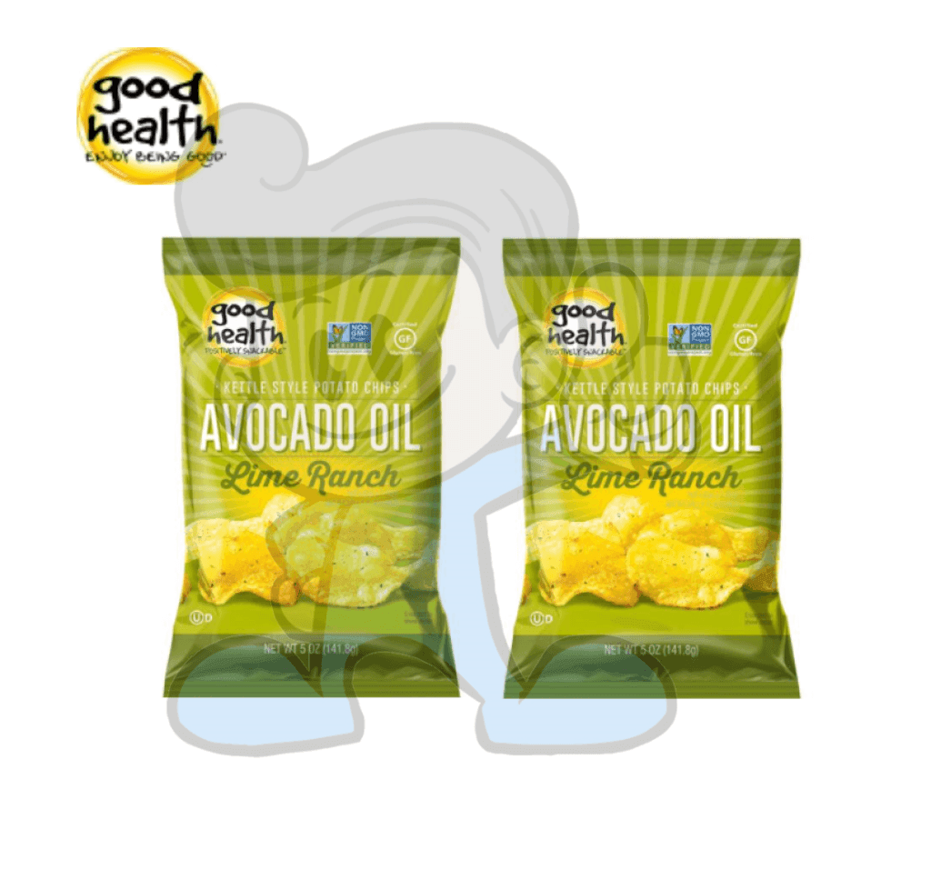 Good Health Avocado Oil Lime Ranch Potato Chips (2 X 5Oz) Groceries