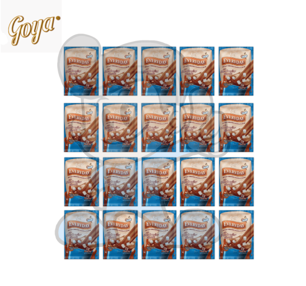 Goya Everyday Powdered Chocolate Drink Marshmallow (20 X 28G) Groceries