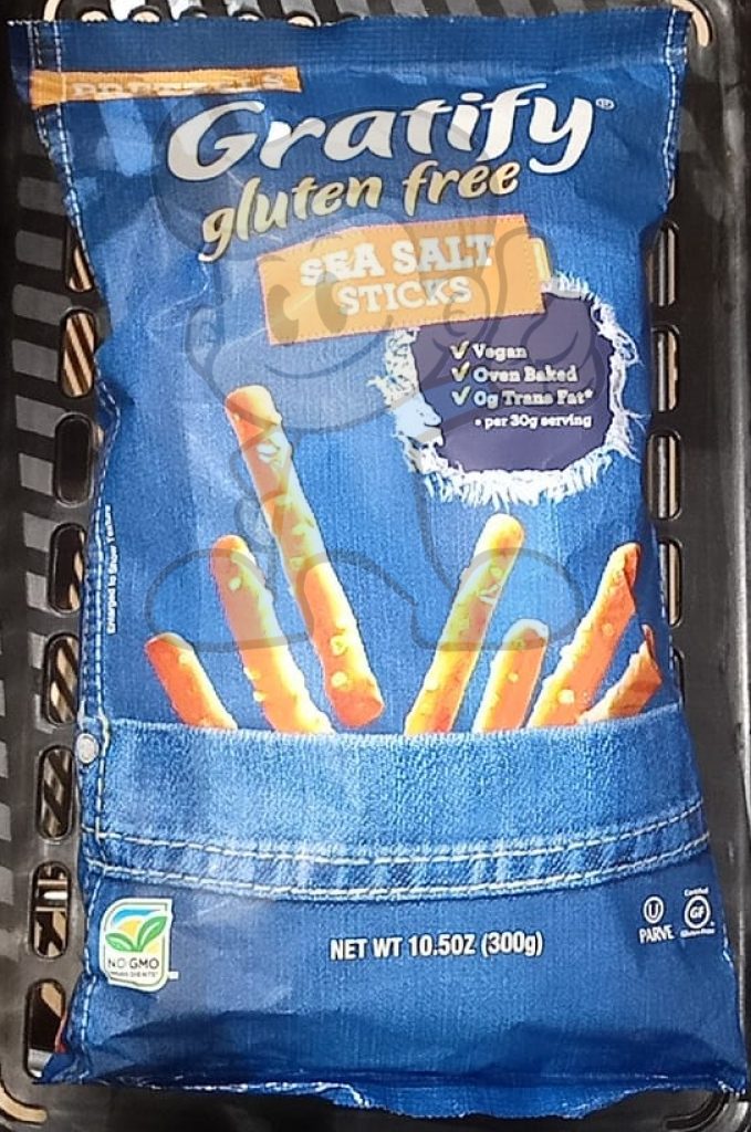 Gratify Pretzels Gluten Free Sea Salt Sticks 300G Groceries