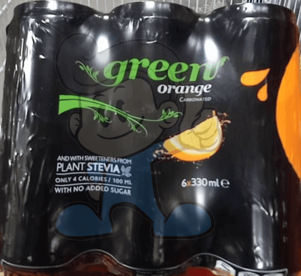 Green Cola Orange (6 X 330Ml) Set Of 2 Groceries