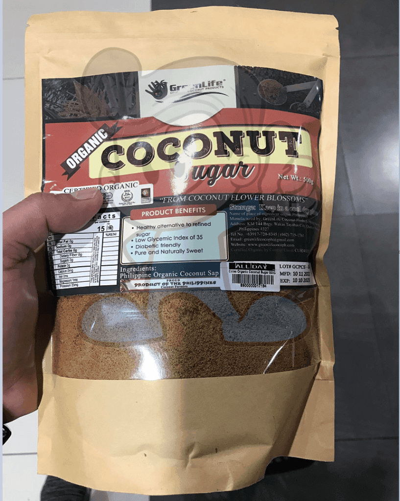 Greenlife Organic Coconut Sugar 500G Groceries