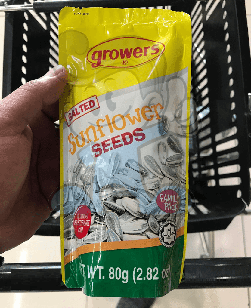 Growers Sunflower Seeds (6 X 80G) Groceries