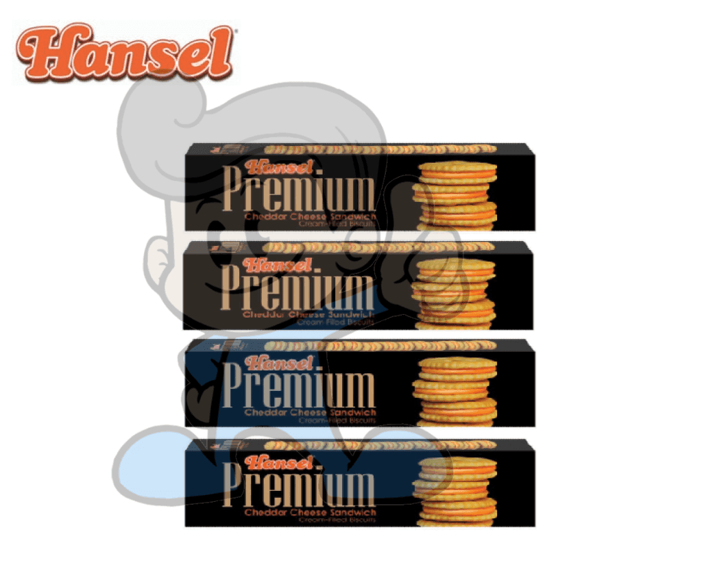 Hansel Premium New York Style Cheddar Cheese Cream-Filled Biscuits (4 X 127 G) Groceries