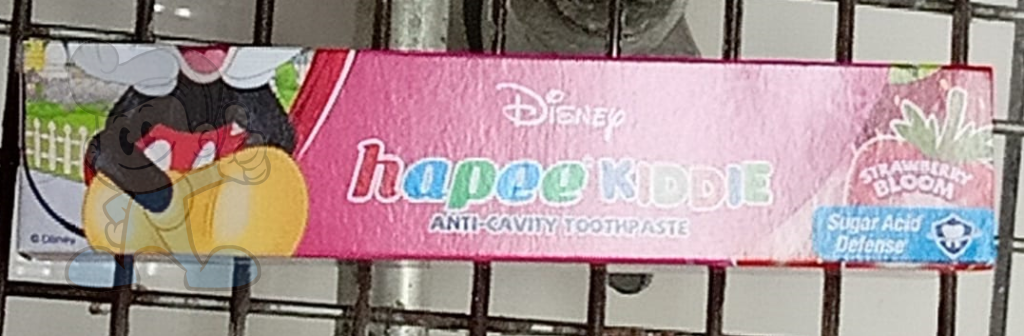 Hapee Kiddie Anti Cavity Toothpaste Strawberry Bloom (4 X 62 G) Mother & Baby