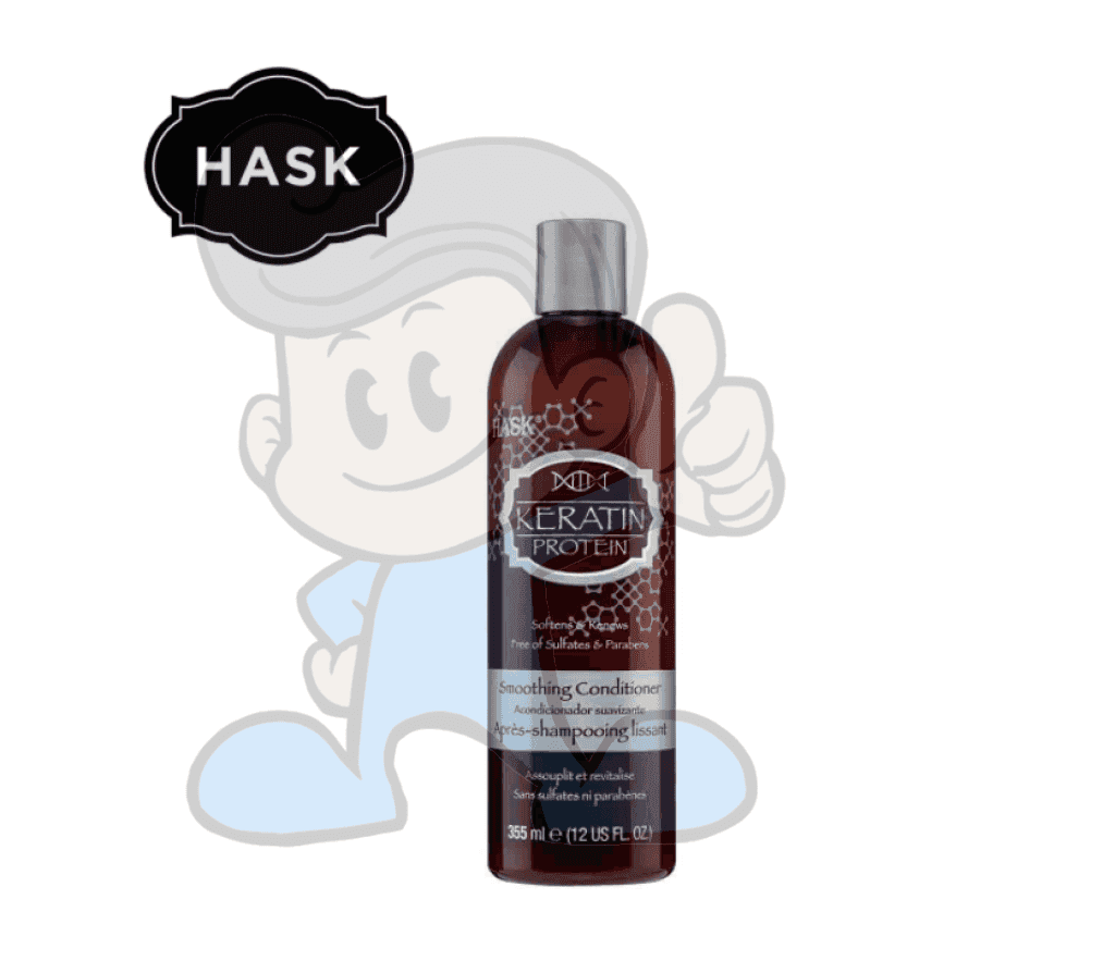 Hask Keratin Protein Smoothing Conditioner 12Oz Beauty