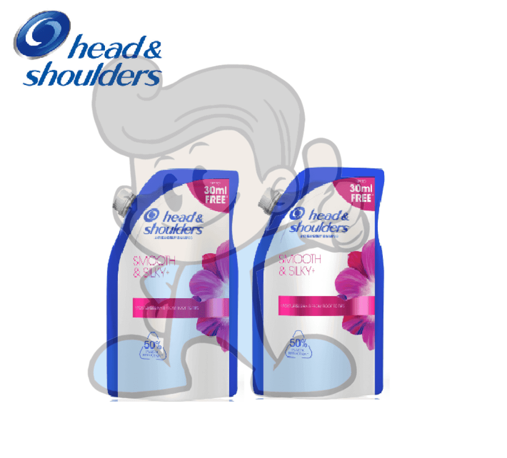 Head & Shoulders Smooth Silky Shampoo (2 X 420 Ml) Beauty