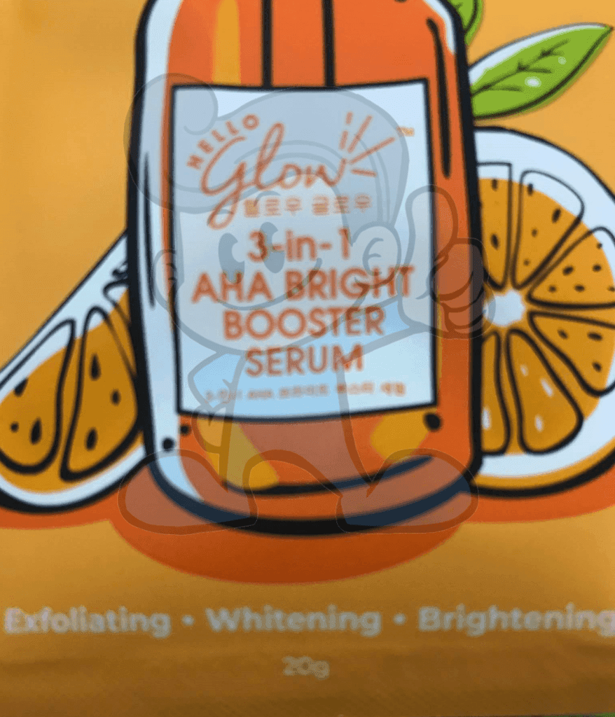 Hello Glow 3 In 1 Aha Bright Booster Serum (2 X 20 G) Beauty
