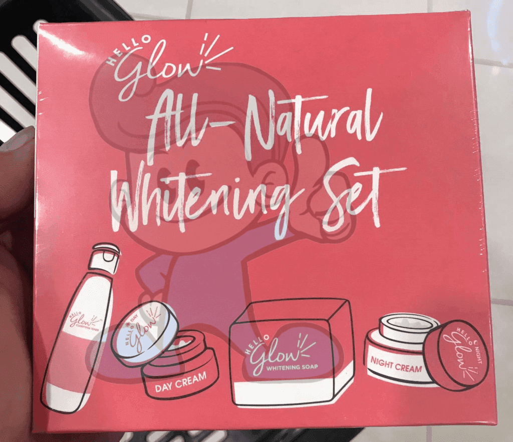 Hello Glow All Natural Whitening Set Beauty