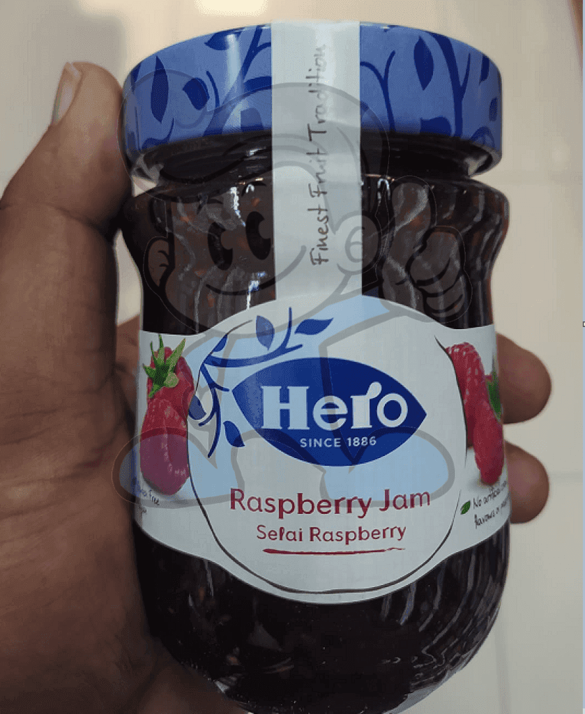 Hero Raspberry Jam 340G Groceries