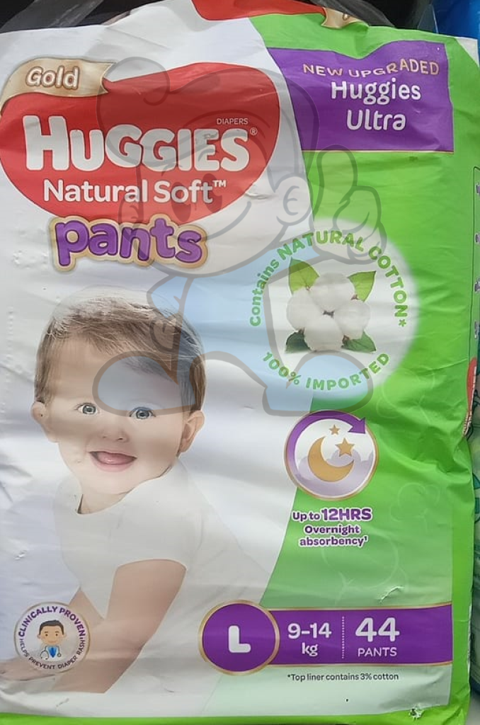 Huggies Gold Natural Soft Pants Large 44S Mother & Baby