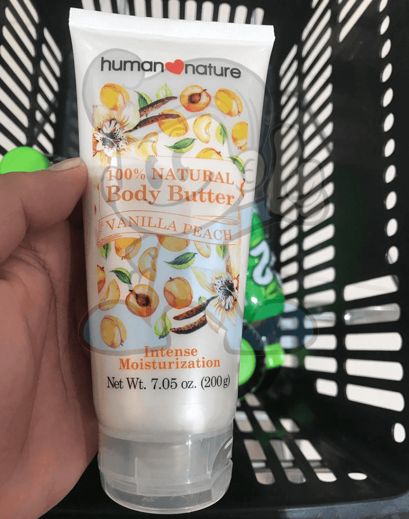 Human Nature 100% Natural Body Butter Vanilla Peach 200G Beauty