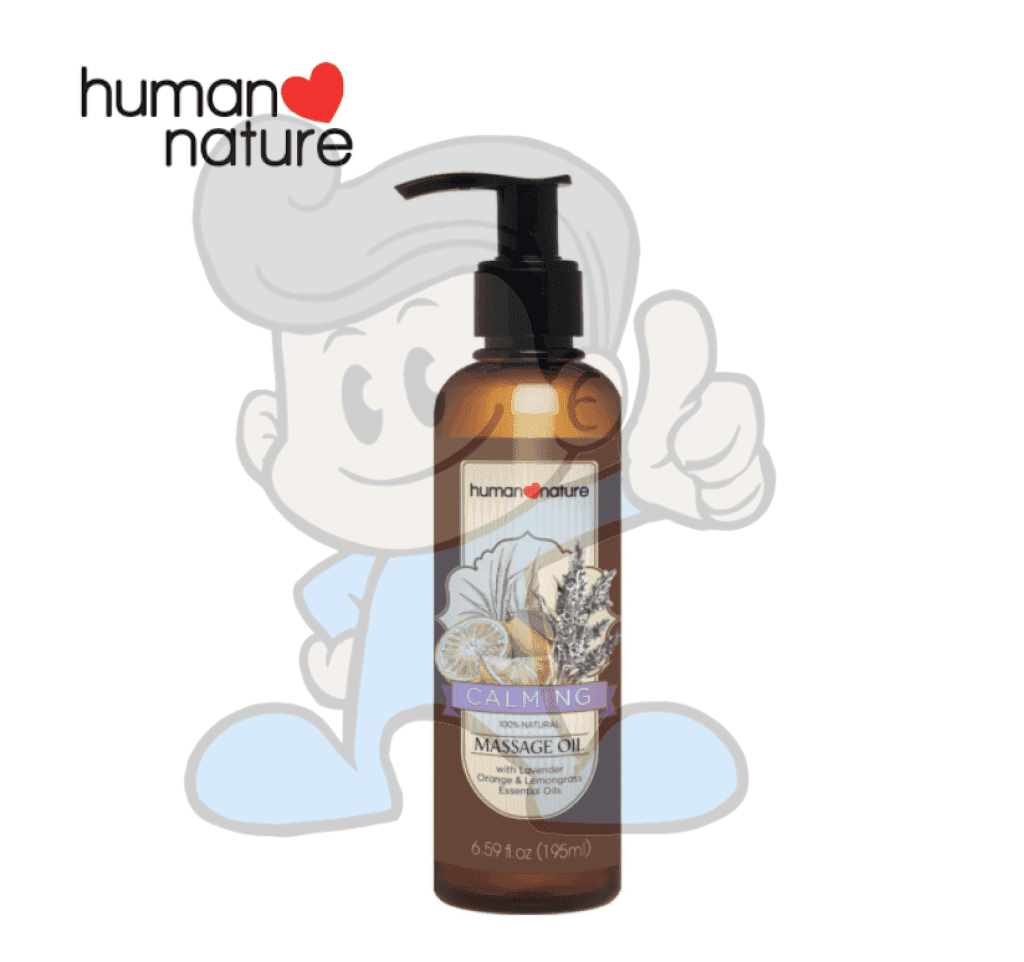 Human Nature Calming Natural Massage Oil 195Ml Beauty