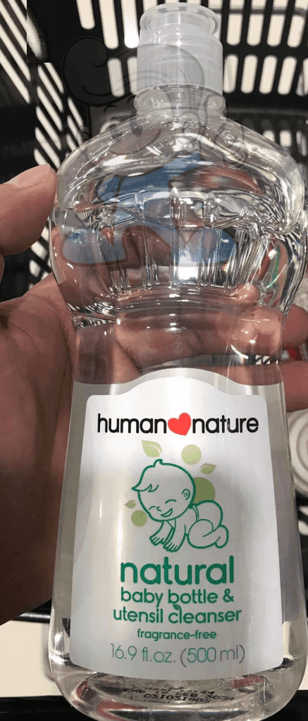 Human Nature Natural Baby Bottle And Utensil Cleanser 500Ml Mother &