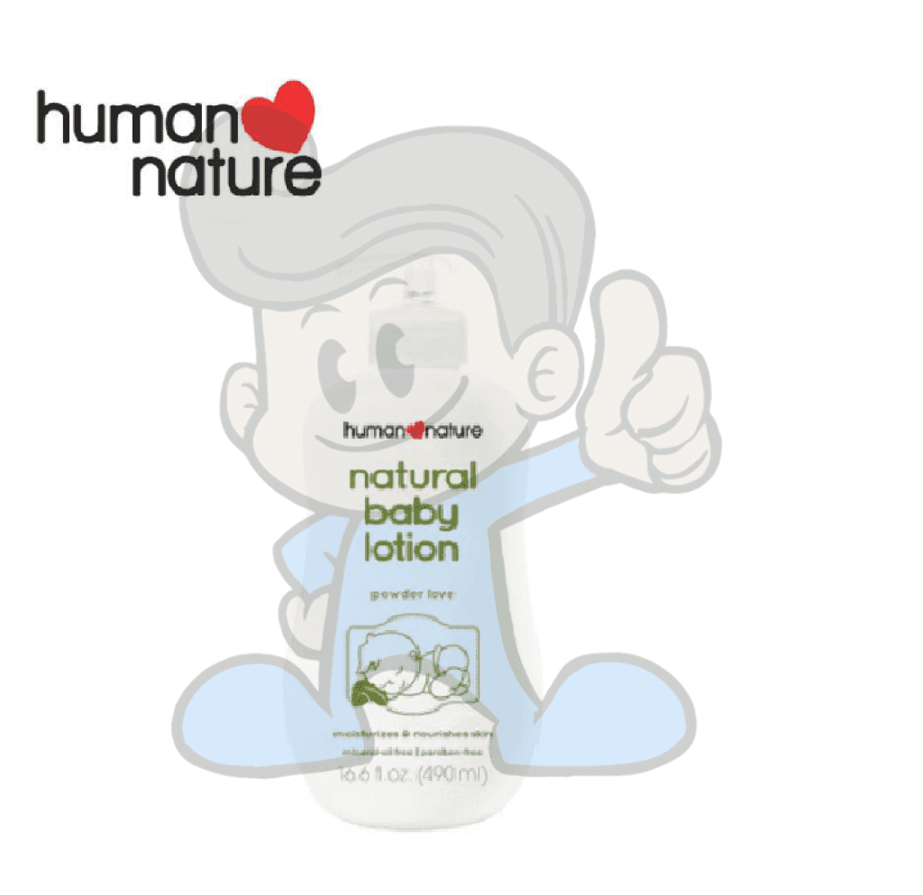 Human Nature Natural Baby Lotion Powder Love 16.6Oz Mother &