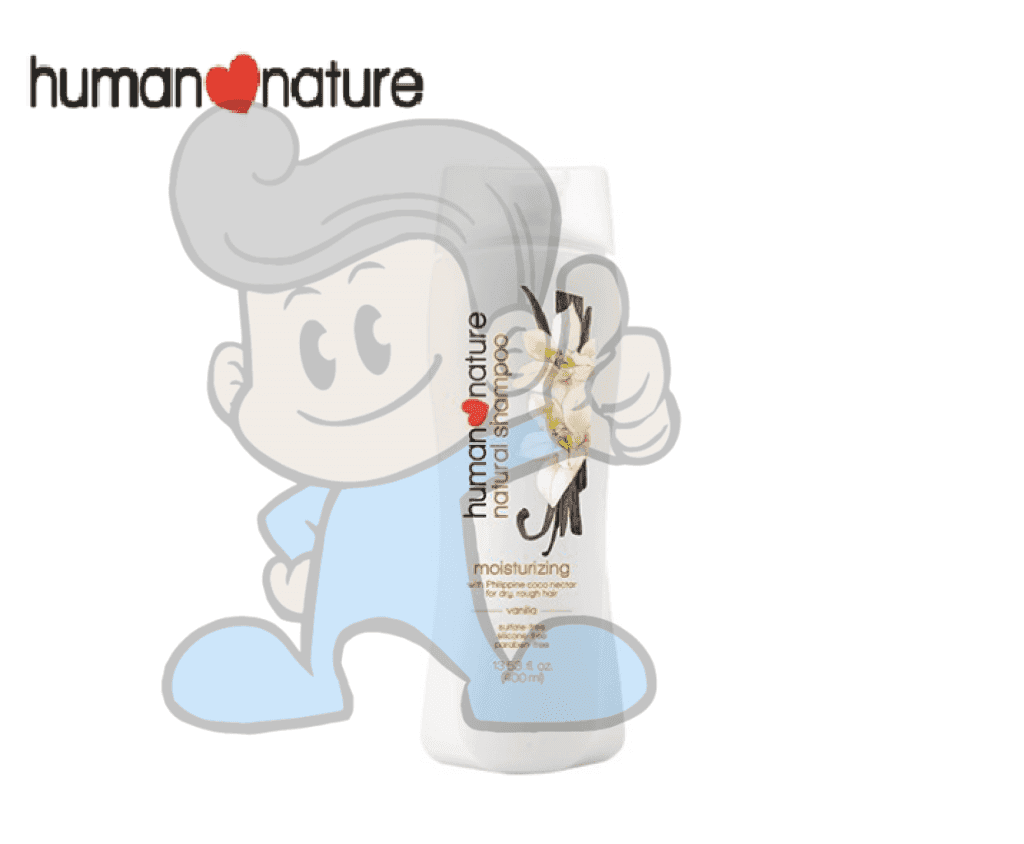 Human Nature Natural Shampoo Moisturizing Vanilla 400Ml Beauty