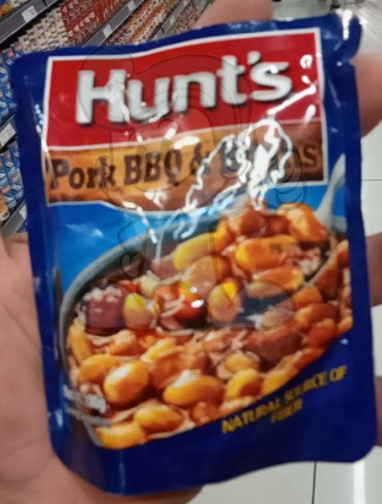 Hunts Pork Bbq Beans (12 X 100 G) Groceries