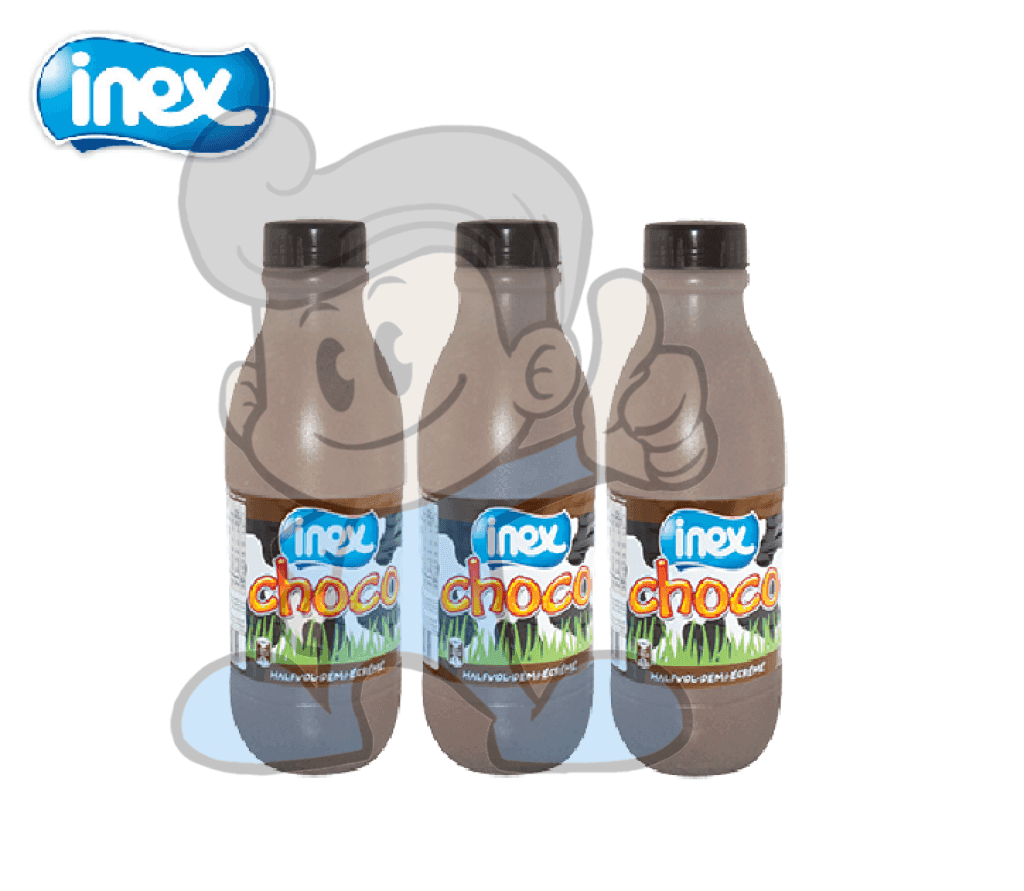 Inex Chocolate Skimmed Milk (3 X 1L) Groceries