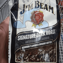 Jim Beam Signature Dark Roast Bourbon Flavored Ground Coffee 340G Groceries