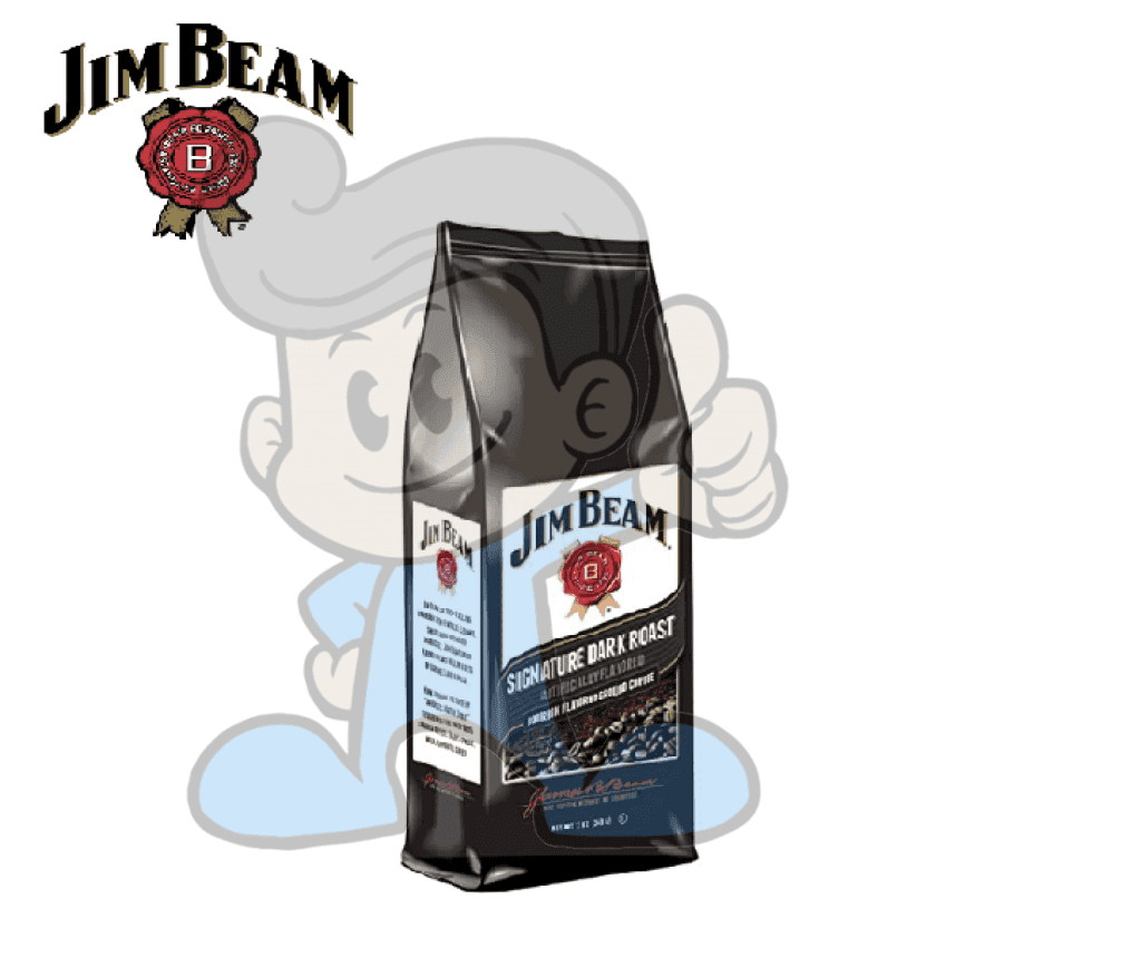 Jim Beam Signature Dark Roast Bourbon Flavored Ground Coffee 340G Groceries
