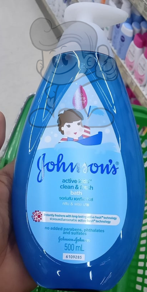Johnsons Active Kids Clean & Fresh Bath 500Ml Mother Baby