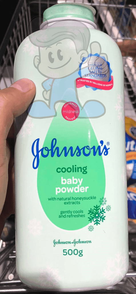 Johnsons Cooling Baby Powder With Natural Honeysuckle Extracts (2 X 500 G) Mother &