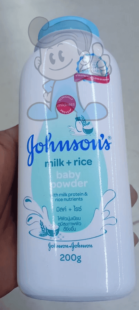 Johnsons Milk Rice Baby Powder (2 X 200 G) Mother &