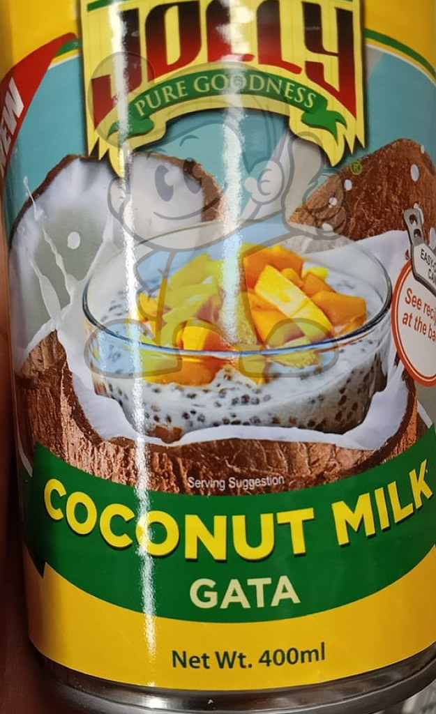 Jolly Coconut Milk Gata (3 X 400 Ml) Groceries