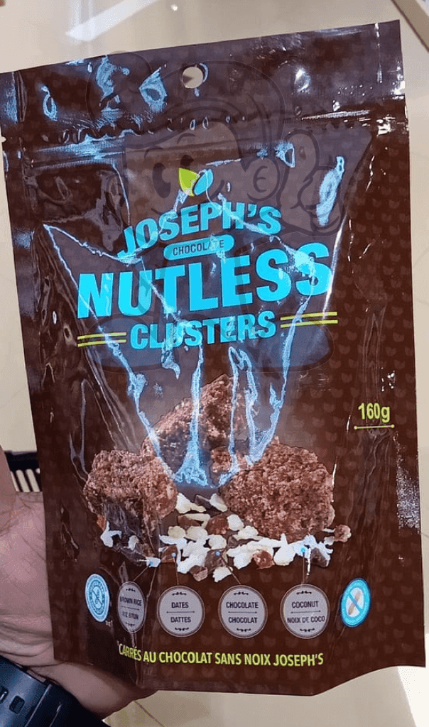 Josephs Chocolate Nutless Clusters (2 X 160G) Groceries
