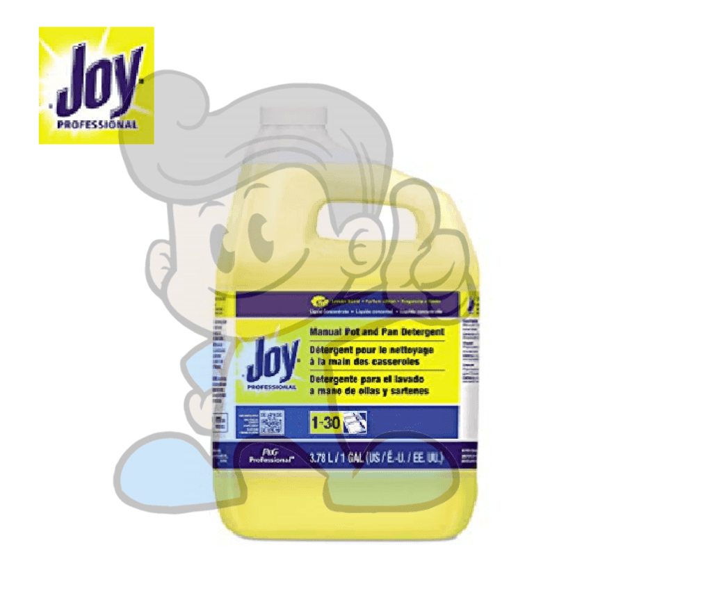 Joy Professional Manual Pot And Pan Liquid Detergent Lemon Scent 3.78L Household Supplies