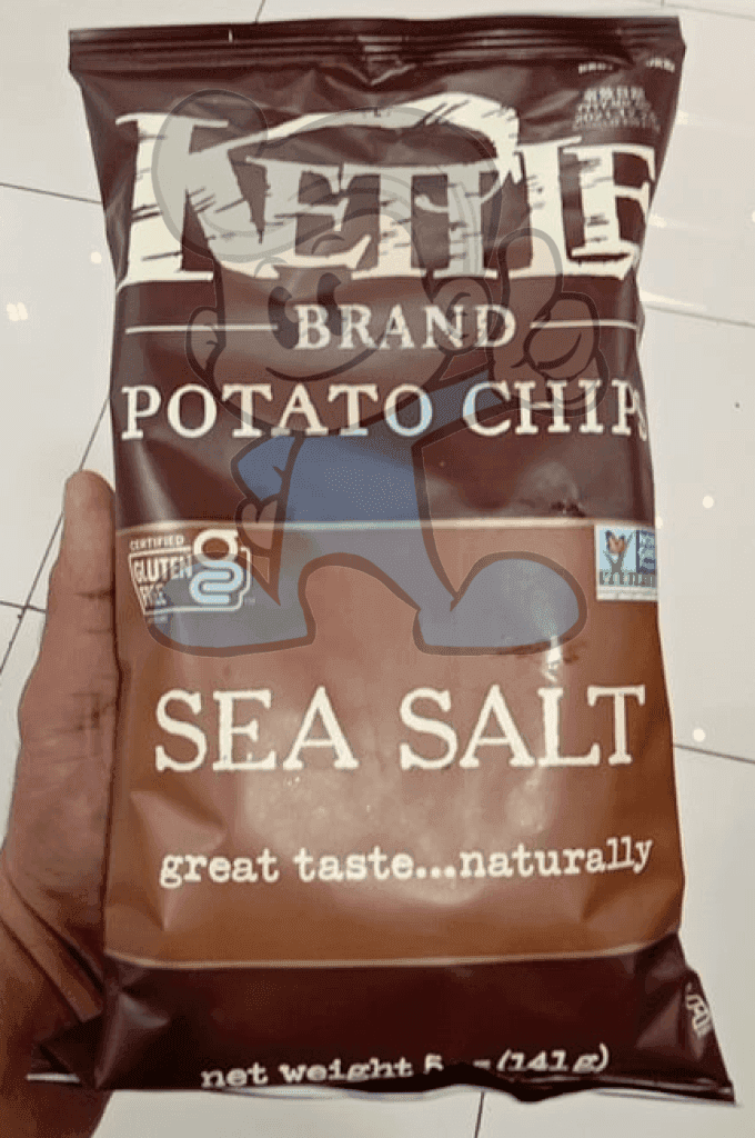 Kettle Brand Potato Chips Sea Salt (2 X 5 Oz) Groceries