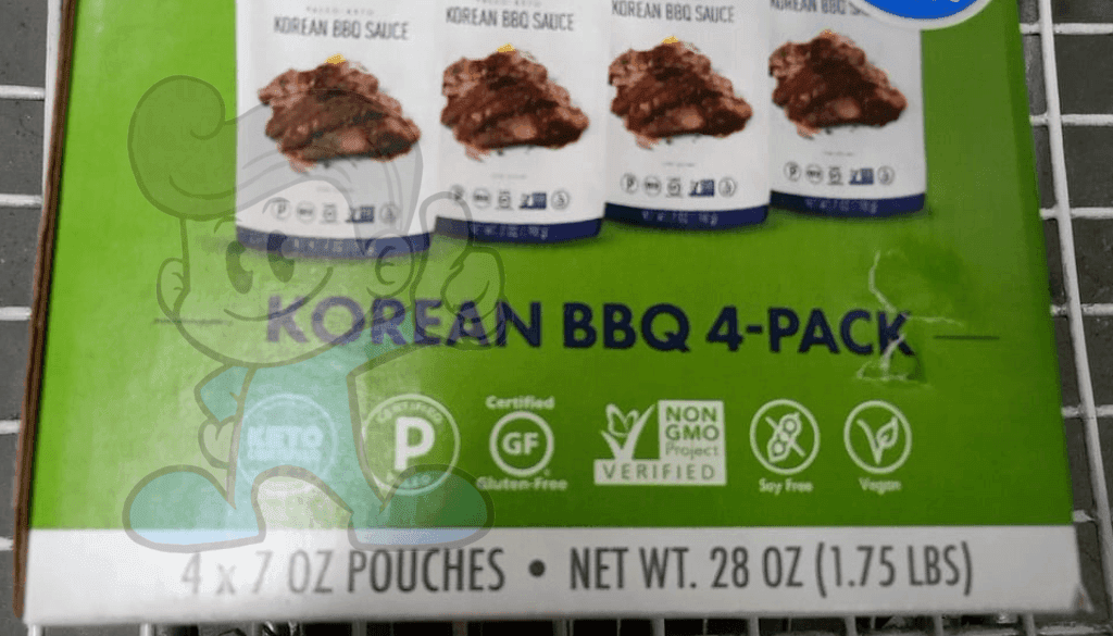 Kevins Natural Foods Keto Simmer Sauces Korean Bbq 4-Pack 28 Oz. Groceries