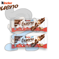 Kinder Bueno 2 Bars Crispy Creamy Chocolate Bar (2 X 43 G) Groceries
