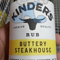 Kinders Premium Quality Rub Buttery Steakhouse 5.5 Oz Groceries