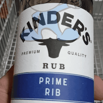 Kinders Premium Quality Rub Prime Rib 5 Oz. Groceries