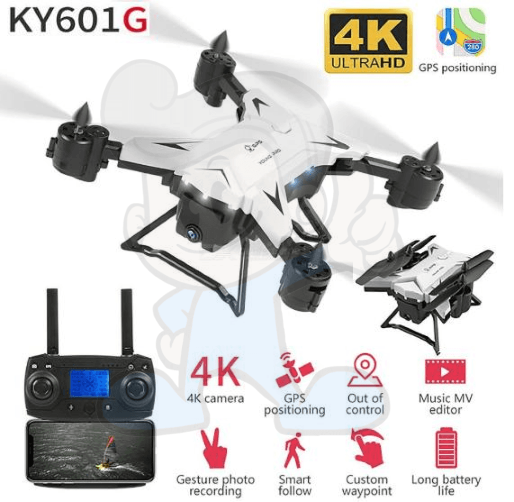 Ky601G Portable Folding 4K Hd 5G Gps Positioning Rc Airplane Quadcopter Drone Cameras & Drones