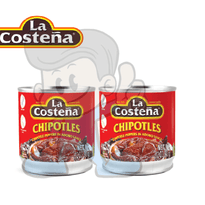 La Costena Chipotles Peppers In Adobo Sauce (2 X 340G) Groceries