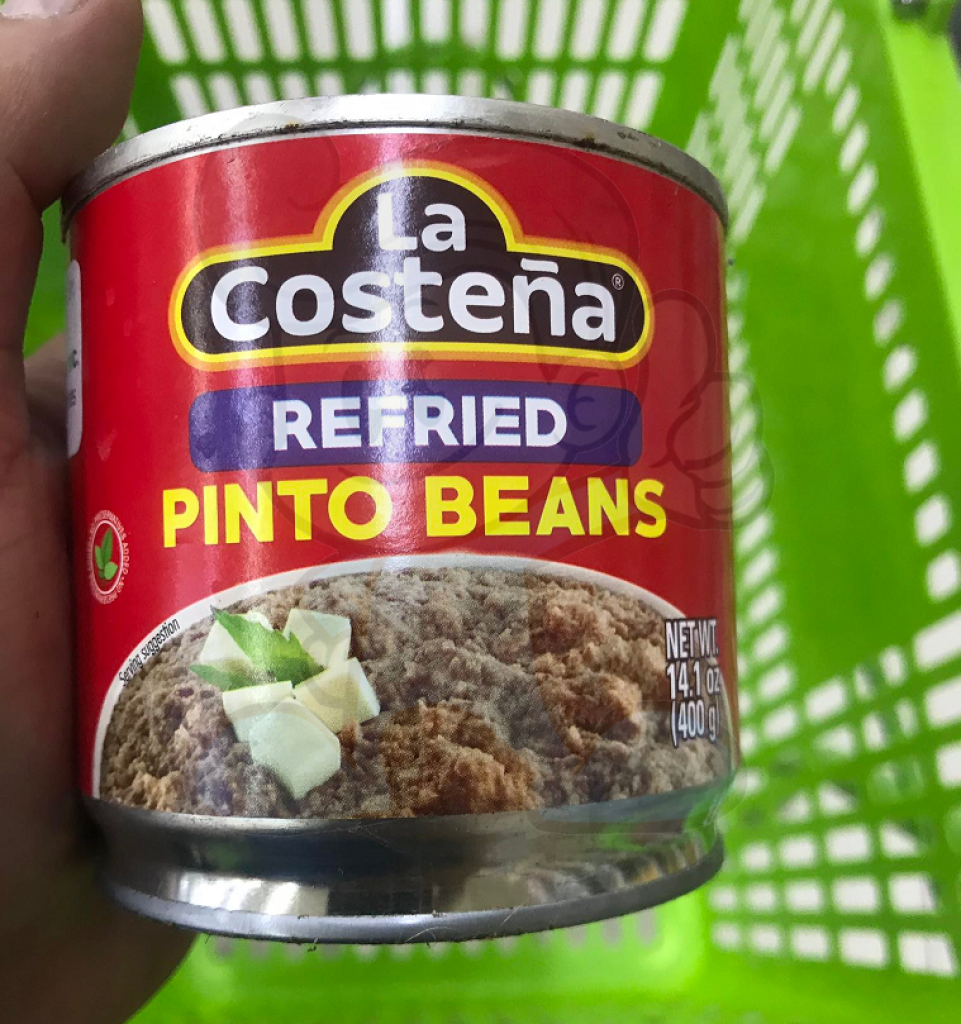 La Costena Refried Pinto Beans (4 X 400G) Groceries