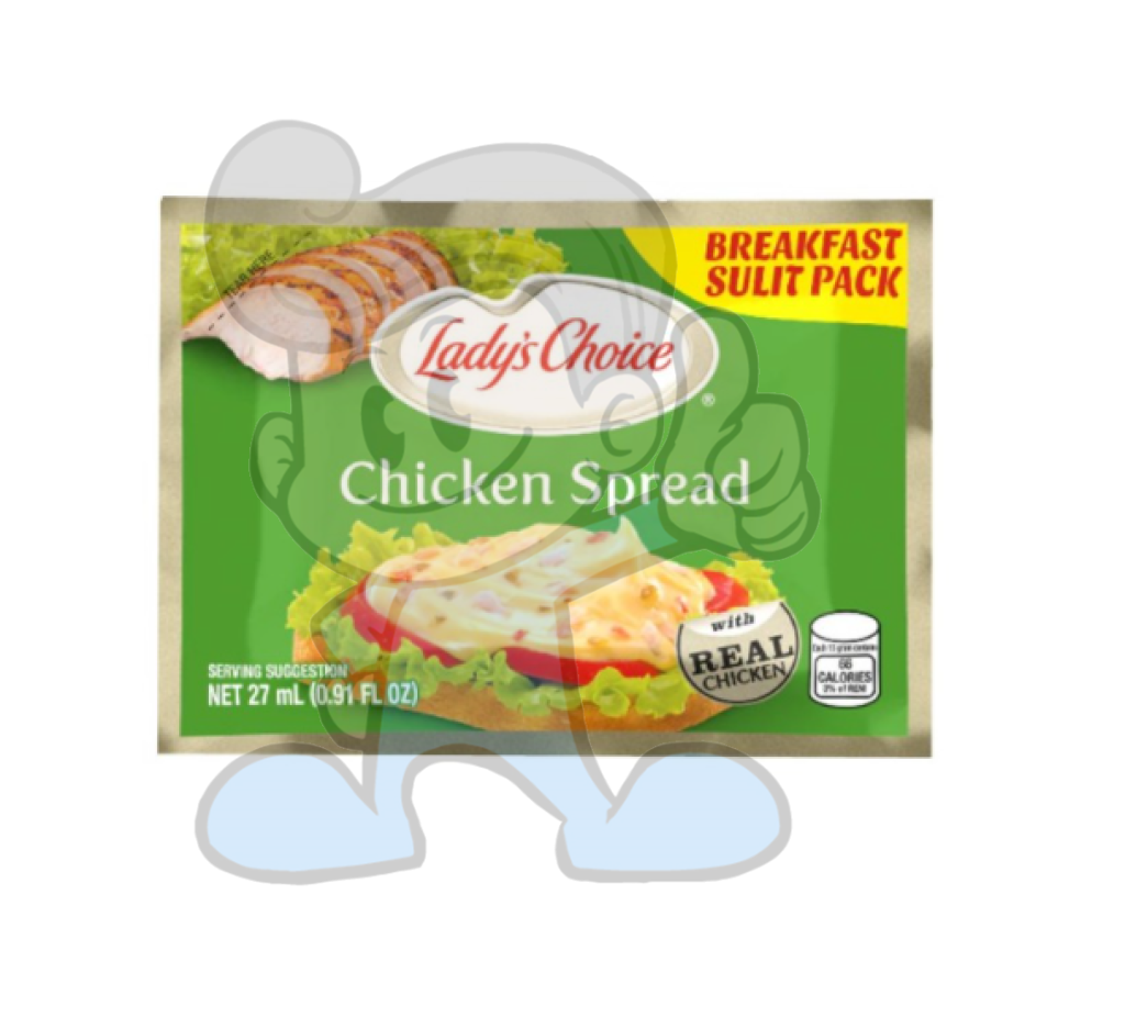 Ladys Choice Chicken Spread (24 X 27Ml) Groceries