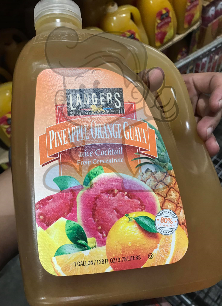 Langers Pineapple Orange Guava Juice Cocktail 3.78L Groceries