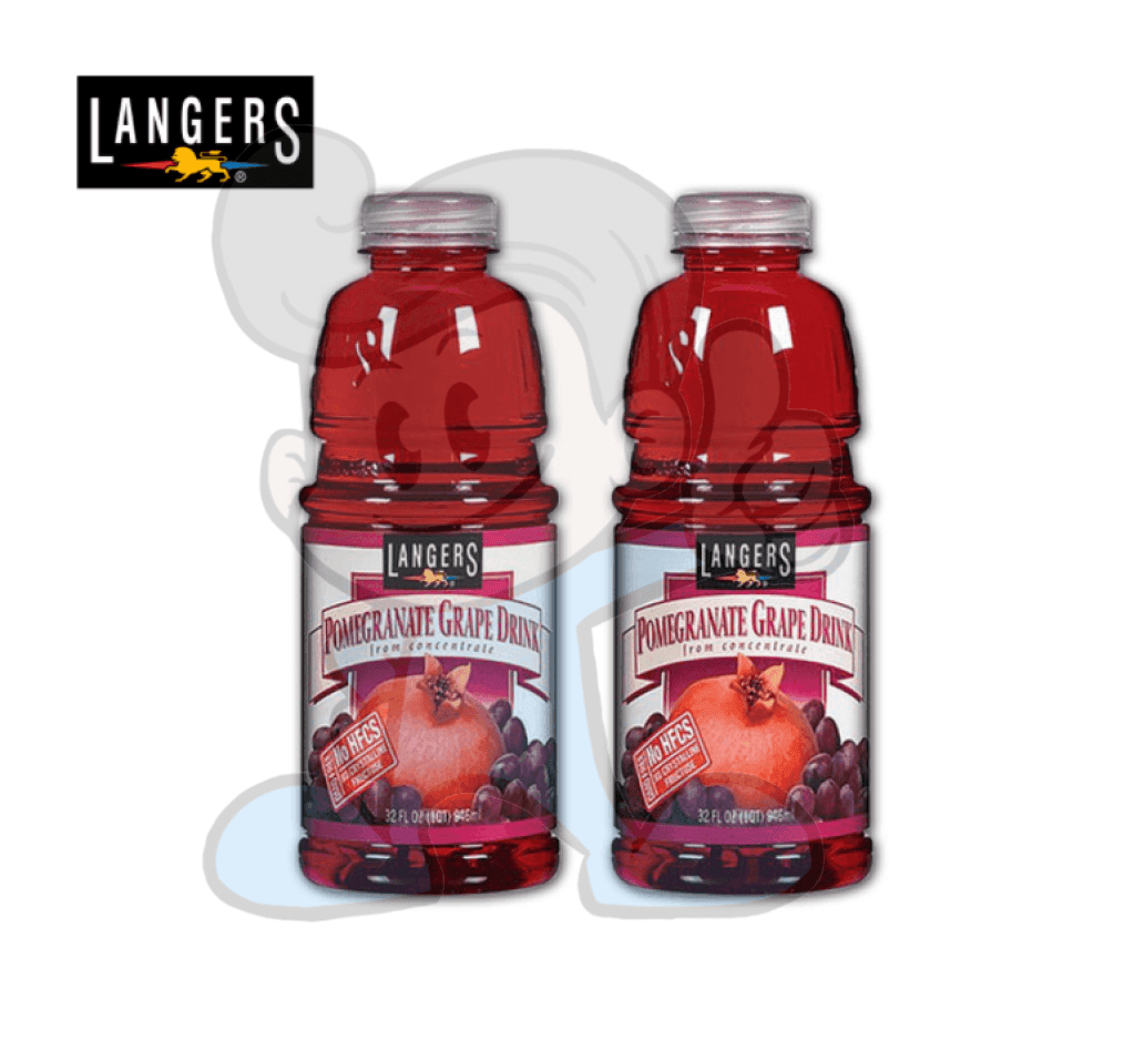Langers Pomegranate Grape Drink From Concentrate (2 X 32Fl.oz.) Groceries